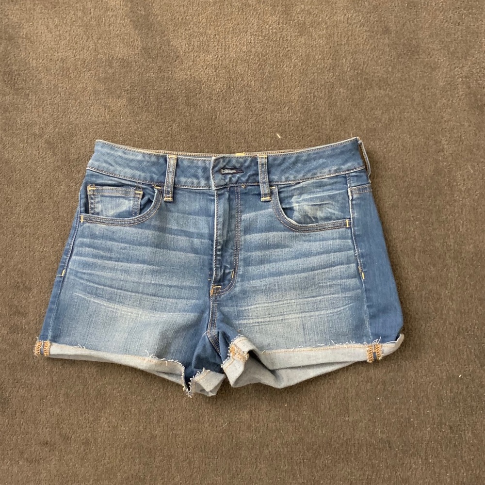 American Eagle Hi-Rise Shortie Shorts